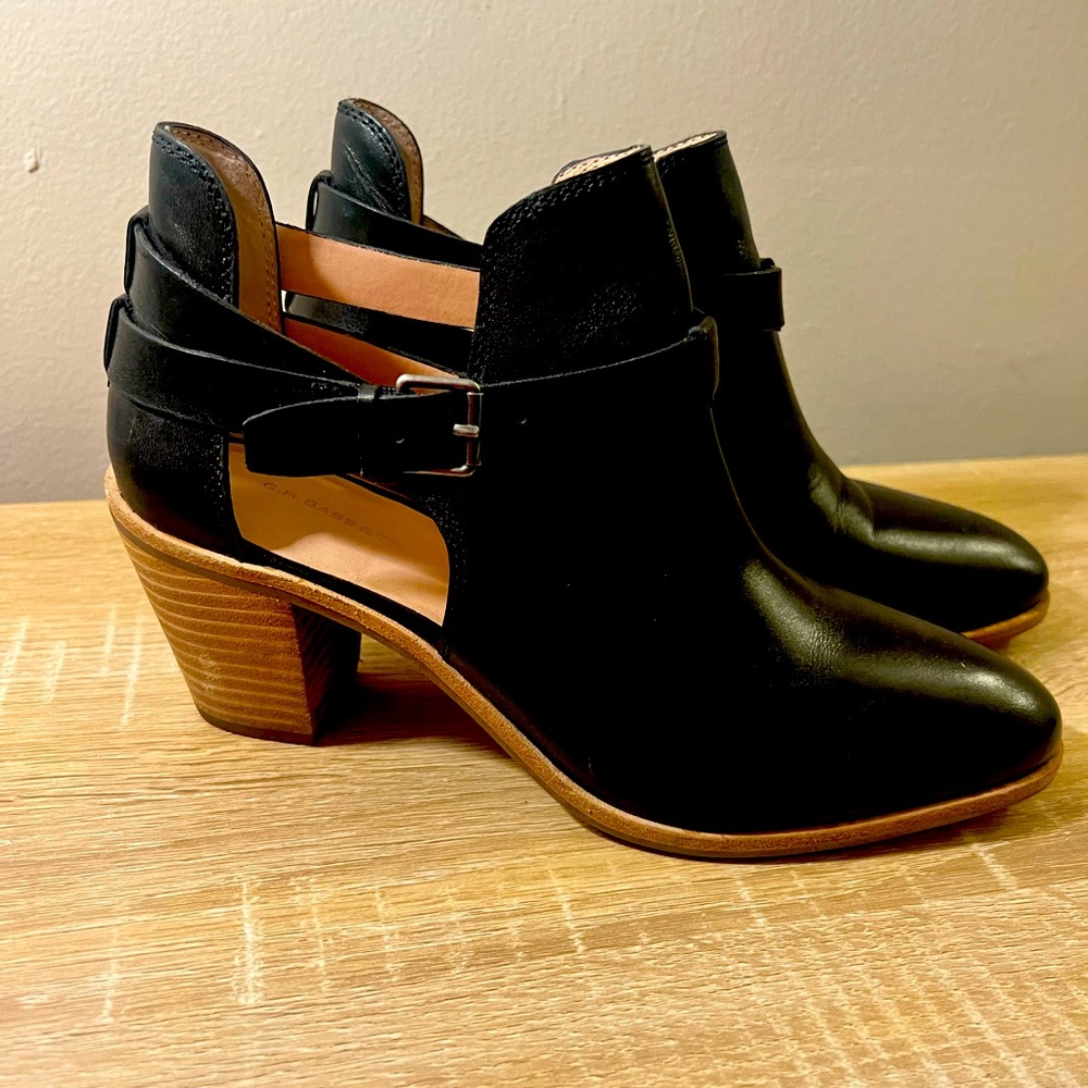 G.S. Bass & Co. Sylvia Leather Ankle Boot